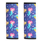 2 Pack Seat Belt Covers for Kids, FRRIOTN Soft Comfort Seat Belt Cushion for Children, Cute Cartoon Pattern Car Seat Belt Pads Cover for Girls and Boys (Mermaid)