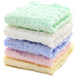 MUKIN Baby Washcloths - Natural Cotton Baby Wipes - Soft Newborn Face Towel and Washcloth for Sensitive Skin, Registry as Shower, 5 Pack 12x12 inches