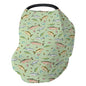 Fishing Baby Car Seat Covers Freshwater Fishes Lures Stretchy 5-in-1 Cover Adjustable Infant Carseat Canopy Cover Lake Outdoors Fishing Lovers Gift Breathable Nursing Cover-Up