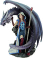 Veronese Design Dragon's Mage by Anne Stoke Sorceress and Dragon Statue
