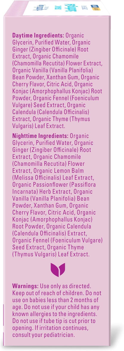 Hyland's Baby Organic Day and Night Soothing Gel Combo Pack, Cooling Gel for Oral Discomfort, Easy-to-Apply, Ages 2 Months and Up, 1.06 Ounce (2 Tubes of 0.53 oz.)