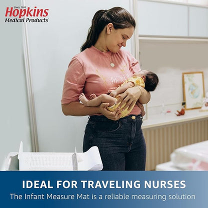 Hopkins Medical Infant Measure Mat II: Precise Baby Height Measurement - Easy-to-Use, Comfortable & Durable Infantometer for Health Professionals