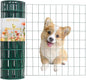 Green PVC Coated Welded Wire Fencing, 72in High x 50ft Long, 2 inch x 4 inch 14GA 2/3/4/5/6 Ft Tall Welded Wire Fence Rolls, Green Metal Garden Fence Wire Roll Garden Fencing for Yard