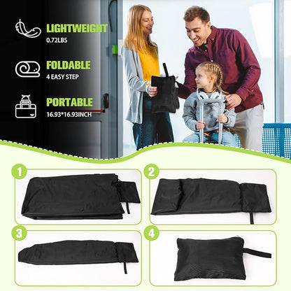 Sublaga Car Seat Bags For Airplane Travel, Durable Carseat Cover For Air Travel Car Seat Travel Bag with Shoulder Straps and 2pcs Luggage Tags For Airplane