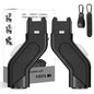 Upper Adapter Compatible with UPPAbaby Vista and Vista V2 and Vista V3 Strollers/Bassinet, Toddler Seat, Aria, Mesa V2, or Mesa Max Infant-Secure (Car Seats Accessories 1Set+2 Pcs Stroller Hooks)