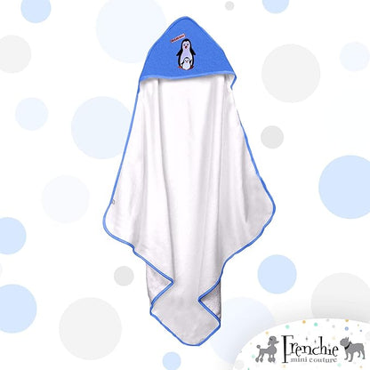Frenchie Mini Couture, Hooded Bath Towels for Babies, 80% Cotton/20% Polyester, Wild Sea Animal Design Baby Bath Towel Set, Pack of 3