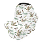 Personalized Baby Car Seat Cover for Boys Girls, Custom Nursing Covers for Breastfeeding with Name, Wild Ducks Infant Stroller Cover, Baby Carseat Canopy for Newborn, Multiuse Car Seat Canopies