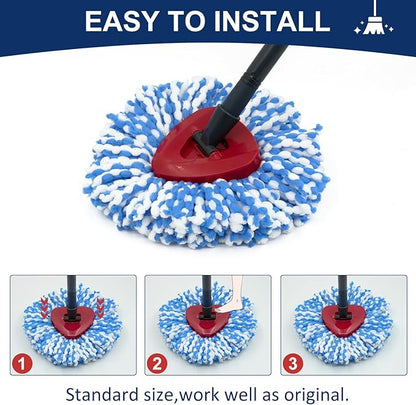 Spin Mop Head Replacements Compatible