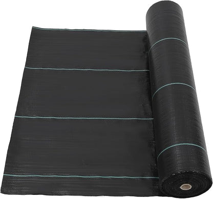 Broadfashion 6.5ft x 300ft Premium 3oz Pro Garden Weed Barrier Landscape Fabric, Durable & Heavy-Duty Weed Block Gardening Mat, Easy Setup & Superior Weed Control, Eco-Friendly & Convenient Design