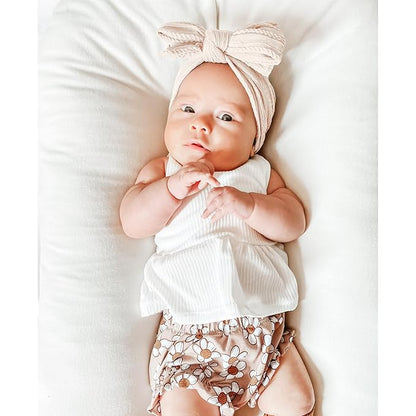 Niceye Handmade Baby Headbands Soft Stretchy Nylon Hair Bands with Bows for Newborn Infant Baby Toddler Girls