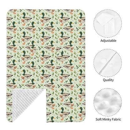 Cute Mallard Duck Baby Car Seat Canopy Nursing Cover for Newborn Car Seat Breastfeeding Covers Blanket Newborn Shower Gift