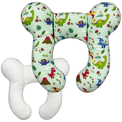Baby Neck Pillow - Upgraded Baby Support Travel Head Pillow, Portable Headrest for Toddlers & Children for Car Rides, Planes, Road Trips (A11)