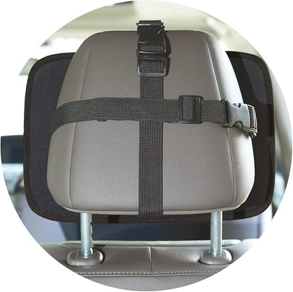 Nuby Shatterproof Rear Facing Backseat Baby Mirror, Black