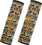Boho Car Seat Neck Cover 2 Packs Leopard Pattern Car Accessories Easy to Clean Car Seat Strap Covers Shoulder Pads Comfort Shoulder Strap Protectors for Cars Trucks Vans for Friends Lovers