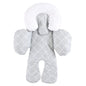 Hudson Baby Unisex Baby Car Seat Body Support Insert, Gray Trellis, One Size