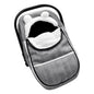 Winter Carseat Cover for Baby Girl Boy, Super Windproof Baby Car Seat Cover Protect Baby from Cold Weather, Plush Fleece Infant Car Seat Cover Canopy, Gray