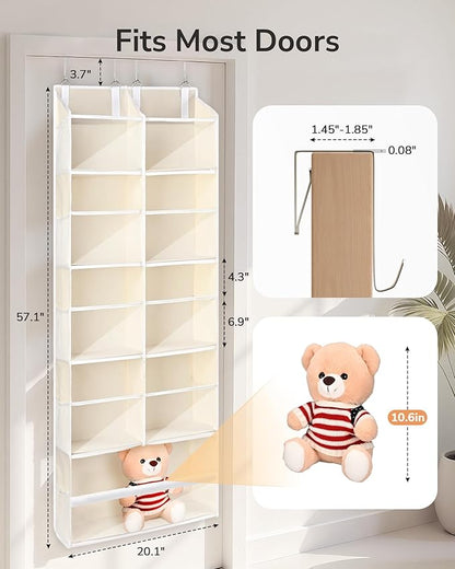 ULG Over the Door Organizer, 5-Tier Hanging Storage