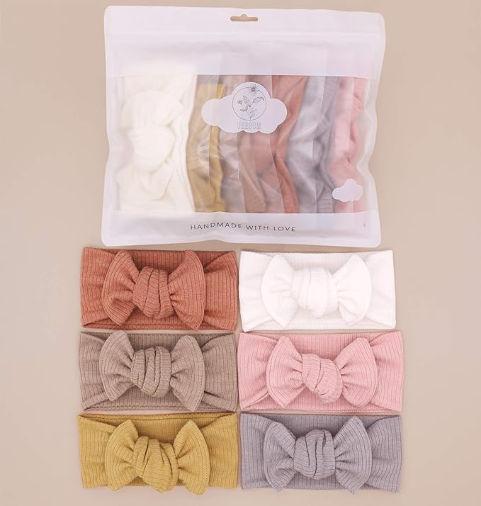 Baby Girls Headbands with Bows Infant Toddler Headwrap Hair Accessories