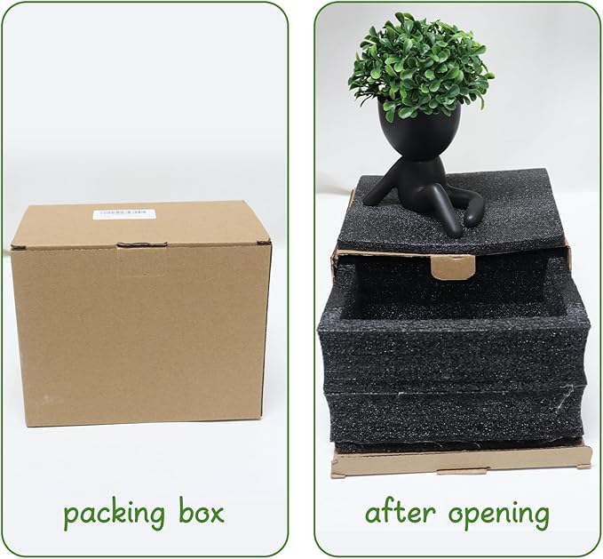 Zerzsy Cute Faux Succulent Desk Decor, Small Fake Plants Decor for Bedroom and Bathroom, Lovely Faux Succulent Desk Decoration for Office and Home - Set of 1