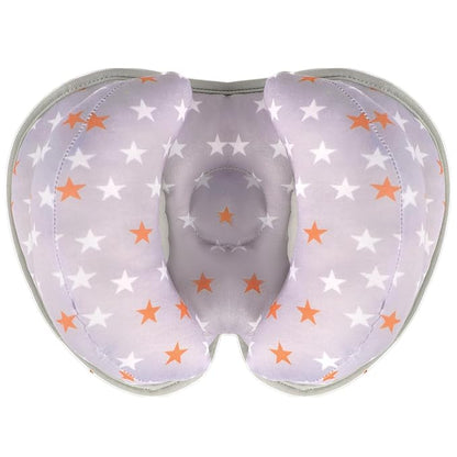 KAKIBLIN Baby Head Neck Support Pillow, 2 in 1 Banana Neck Pillow for Baby, Babies Travel Pillow for Stroller Neck Support for Newborn, Adjustable Head Pillow for Kids (Pentagram)