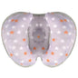 KAKIBLIN Baby Head Neck Support Pillow, 2 in 1 Banana Neck Pillow for Baby, Babies Travel Pillow for Stroller Neck Support for Newborn, Adjustable Head Pillow for Kids (Pentagram)