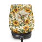Hummingbird Car Seat Cover, Sunflower Car Seat Sun Shade Cover, Wear-Resistant Carseat Cover to Keep The Car Seat Cool, Easy to Install