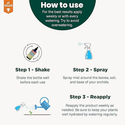 Gardenera Professional POTHOS Organic Superfood Spray Mist for Home Gardening | Micro-Fungi Enriched Fertilizer Mist for Healthy Leaves & Growth | 18 Essential Vitamins & Minerals for POTHOS - 8oz