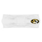 Creative Knitwear Missouri Tigers Infant Girls White Solid Hair Knot Headband Embroidered Logo - Size Newborn - 4T