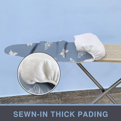 Ironing Board Cover and Pad, Standard Size 15x54, Thick Padding, Elastic Edge