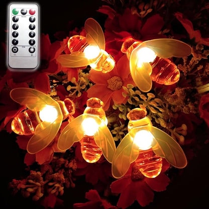 Remote String Lights, 7.5Ft 20 Led Fairy Battery Operated String Lights for Garden, Patio, Lawn Decoration with Remote Control(Warm White)