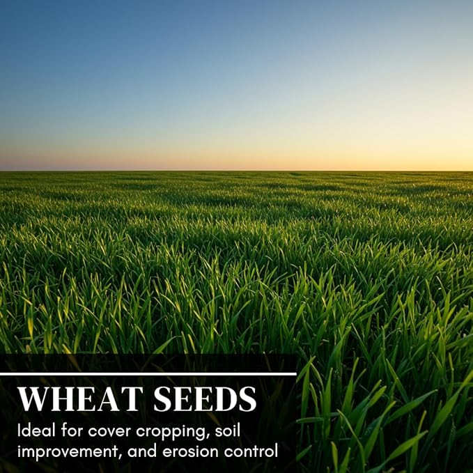 Wheat Cover Crop Seeds | Made in USA (25 Pounds)