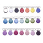 42pcs 1" Suspender Clips Metal Round Pacifier Clips Dummy Holder for Making Pacifier Chain Bib Bed Sheet Holder DIY Jewelry Accessories