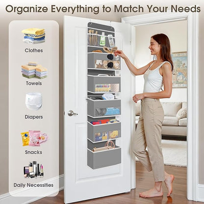 6-Tier Over The Door Organizer, Hanging Storage Organizer
