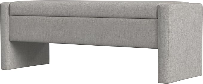 Copenhagen Modern Storage Bench Home Décor|Bench with Storage for Living Room & Bedroom - Plush Cream