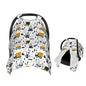 Cars Truck Tractor Baby Car Seat Canopy Nursing Cover for Newborn Car Seat Breastfeeding Covers Blanket Newborn Shower Gift