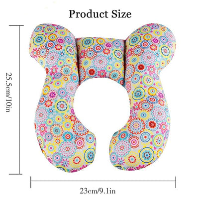 Baby Travel Pillow - Infant Head and Neck Support Pillow Baby Neck Pillow for Car Seat,Pushchair(Colorful)