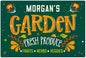 Custom Garden Signs, Personalized Sign for Garden, Ideal for Mom, Mother Or Christmas Gift Sign, 12x18 Inches, Rust Free .063 Aluminum, Fade Resistant, Made in USA by Sigo Signs
