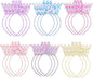 Boy Girl Birthday Crown, Prince Princess Birthday Hat Headband Tiara Crown Cake Photo Prop Party Decorations