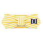 Creative Knitwear Drexel Dragons Infant Girls Gold/White Striped Hair Knot Headband Embroidered Logo - Size Newborn - 4T