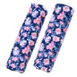 Baby Car Seat Belt Covers, Floral Stroller Seat Strap Covers, Car Seat Straps Shoulder Pads for Girls Boys, Minky Seat Belt Protectors for Car Seats/Pushchair, for Kids Newborn Infants Toddlers