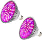 [Pack of 2] 100W Led Plant Grow Light Bulb, Full Spectrum 150 LEDs Indoor Plants Growing Light Bulb Lamp for Vegetables Greenhouse and Hydroponic, E26 E27 Base Grow Light Bulbs, AC 85~265V