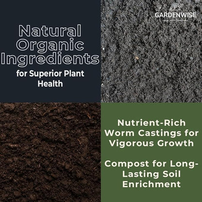 Organic Olive Tree Potting Mix – Fast-Draining, Nutrient-Rich Soil for Indoor & Outdoor Olive Trees – Mediterranean Plant Care – Long-Lasting Formula (5 QUARTS)