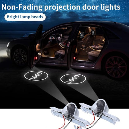 Non-Fading Car Door LED Logo Projector Welcome Lamp Door Light Puddle Lights Kit Compatible with Accessories Accord 2003-2022 (Red Classic, Old Accord/Crosstour/Pilot/Passport)