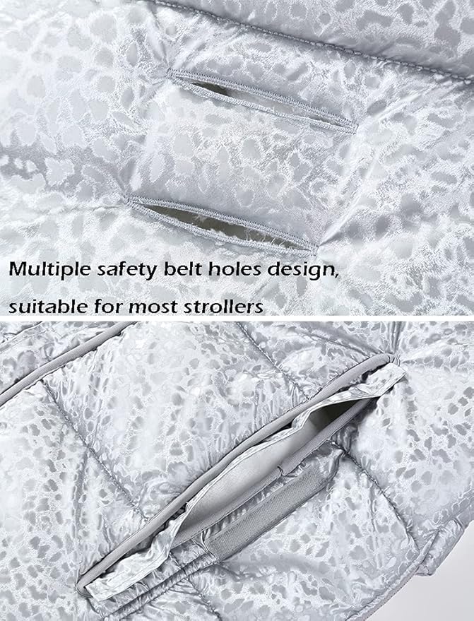 Pram Footmuff,Stroller Padded Footmuff Cover Cosy Toes,Baby Winter Foot Cover,Warmth,Windproof, Waterproof, Cold Resistant, Washable (Square green)