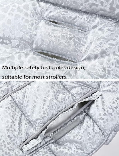 Pram Footmuff,Stroller Padded Footmuff Cover Cosy Toes,Baby Winter Foot Cover,Warmth,Windproof, Waterproof, Cold Resistant, Washable (Square green)
