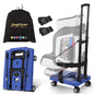 Blue Car Seat Dolly for Airport Folding Car Seat Travel Cart for Airplane - Car Seat Roller with Wheel Cart Carrier with Straps Foldable Luggage Trolley Folding Hand Truck Dolly for Moving