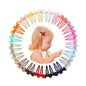 40PCS Hair Bows Clips for Toddler Girls, 2 Inch 20 Colors Grosgrain Ribbon Non Slip Metal Colorful Snap Hair Bows Barrettes for Baby Women Girls Toddler Kids Teens