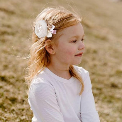 Flower Hair Clip BFNAAgirl Baby Girl Hair Bows Hair Accessories Alligator Clips for Infants Toddlers Gift (one size, flower8063)