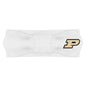 Creative Knitwear Purdue Boilermakers Infant Girls White Solid Hair Knot Headband Embroidered Logo - Size Newborn - 4T
