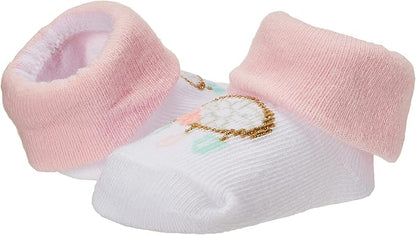 Hudson Baby Girl's Headband and Socks Giftset